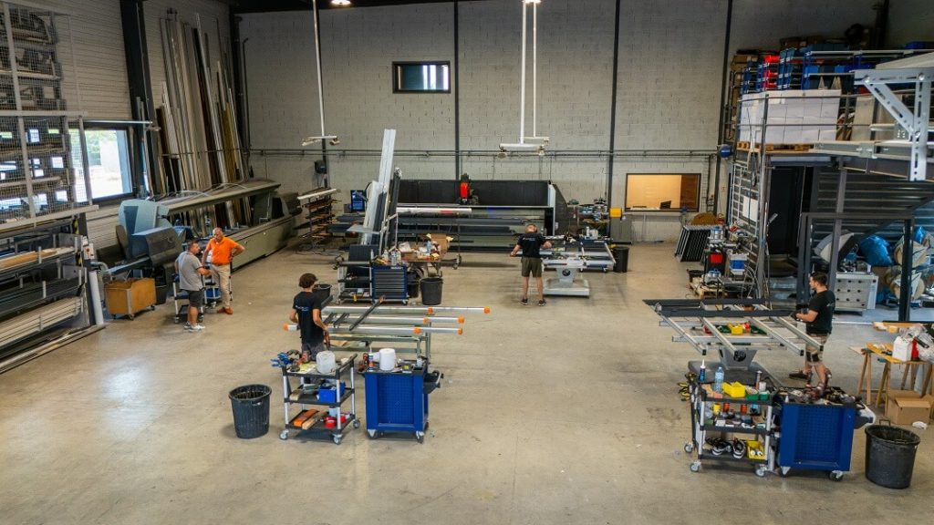 Atelier de menuiserie à Tecamver